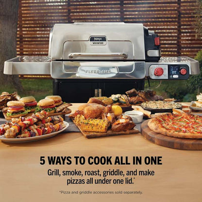 Ninja FlexFlame Gas BBQ & Outdoor Cooking System