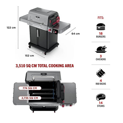 Ninja FlexFlame Gas BBQ & Outdoor Cooking System