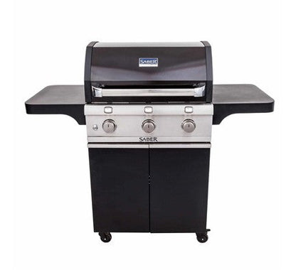 Saber Deluxe Black 3-Burner Grill
