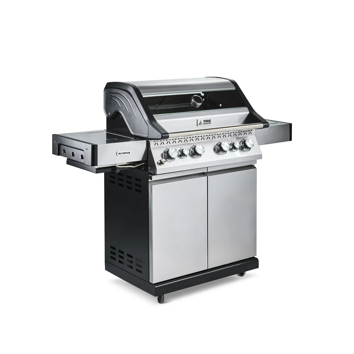 Fire Mountain Olympus 6-Burner Stainless Steel Gas BBQ