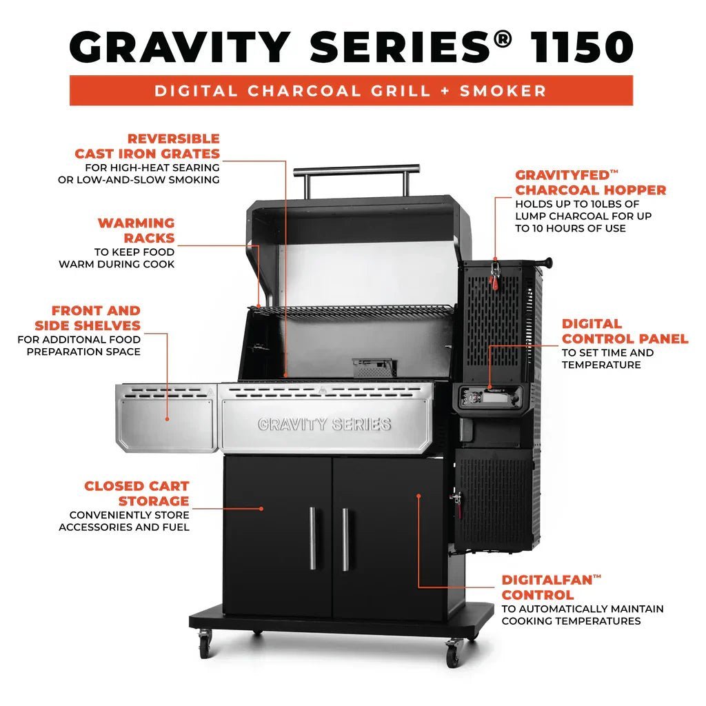 Masterbuilt Gravity Series 1150 BBQ & Smoker Starter Pack