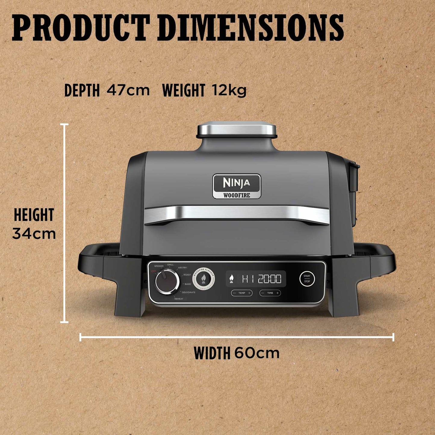 Ninja Woodfire Electric BBQ Grill & Smoker
