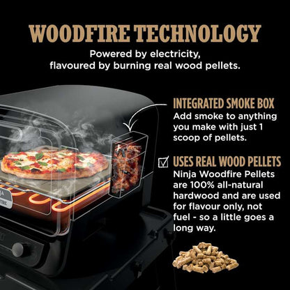 Ninja Woodfire Outdoor Oven, Pizza Maker & BBQ Smoker
