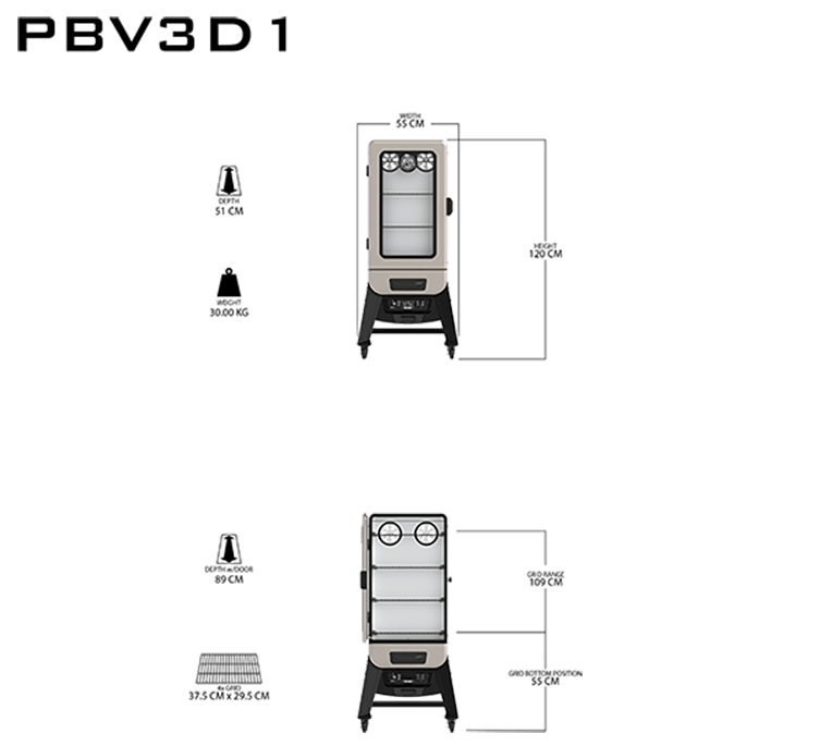 Pit Boss PBV3D1 Digital Electric Vertical Smoker