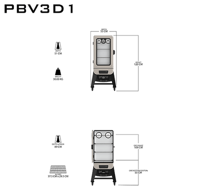 Pit Boss PBV3D1 Digital Electric Vertical Smoker